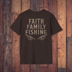 Tree Monster™ Faith, Family & Fishing Tee